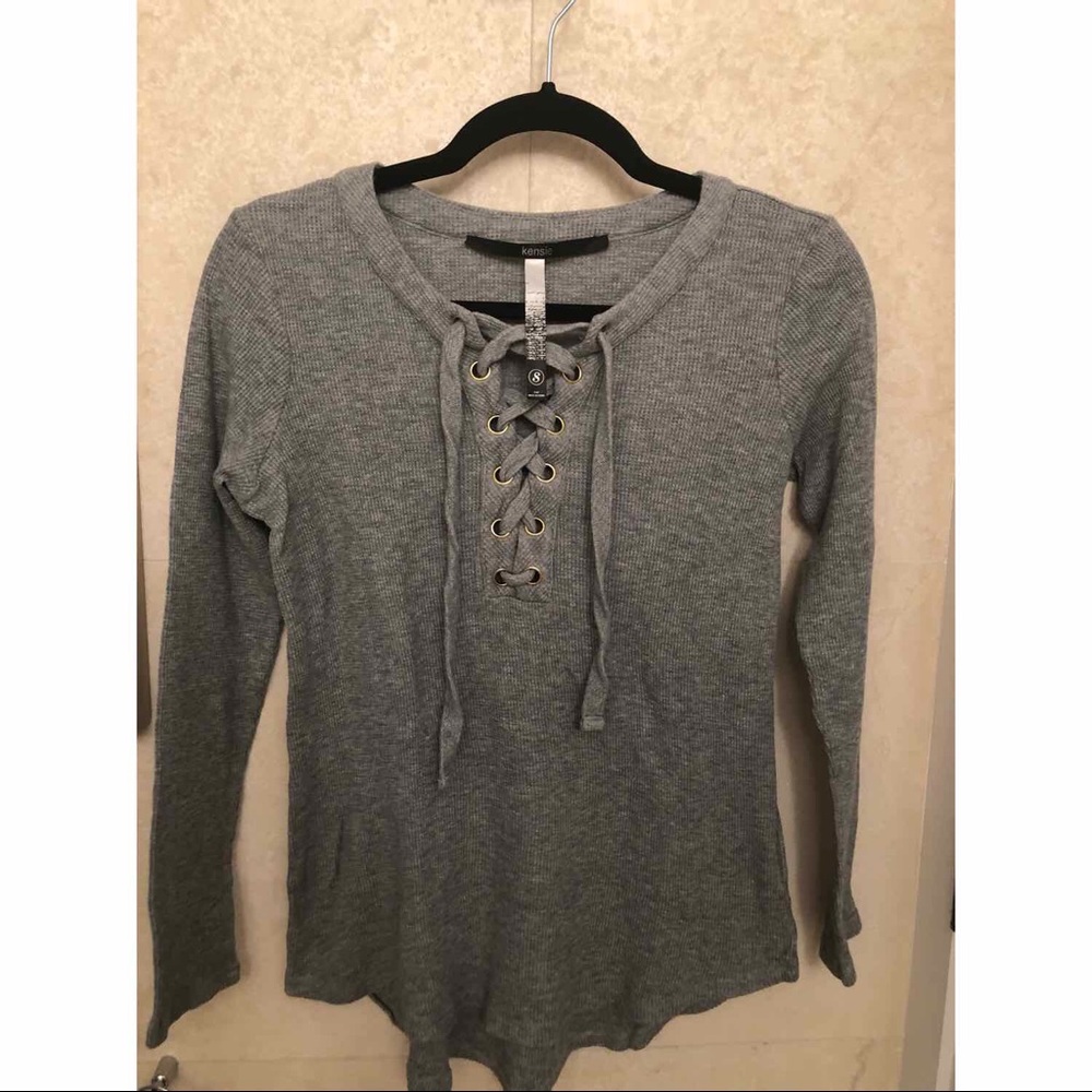 Kensie Waffle Tee